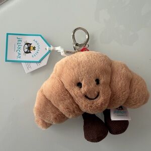Jellycat Amuseables Cream Croissant Keychain